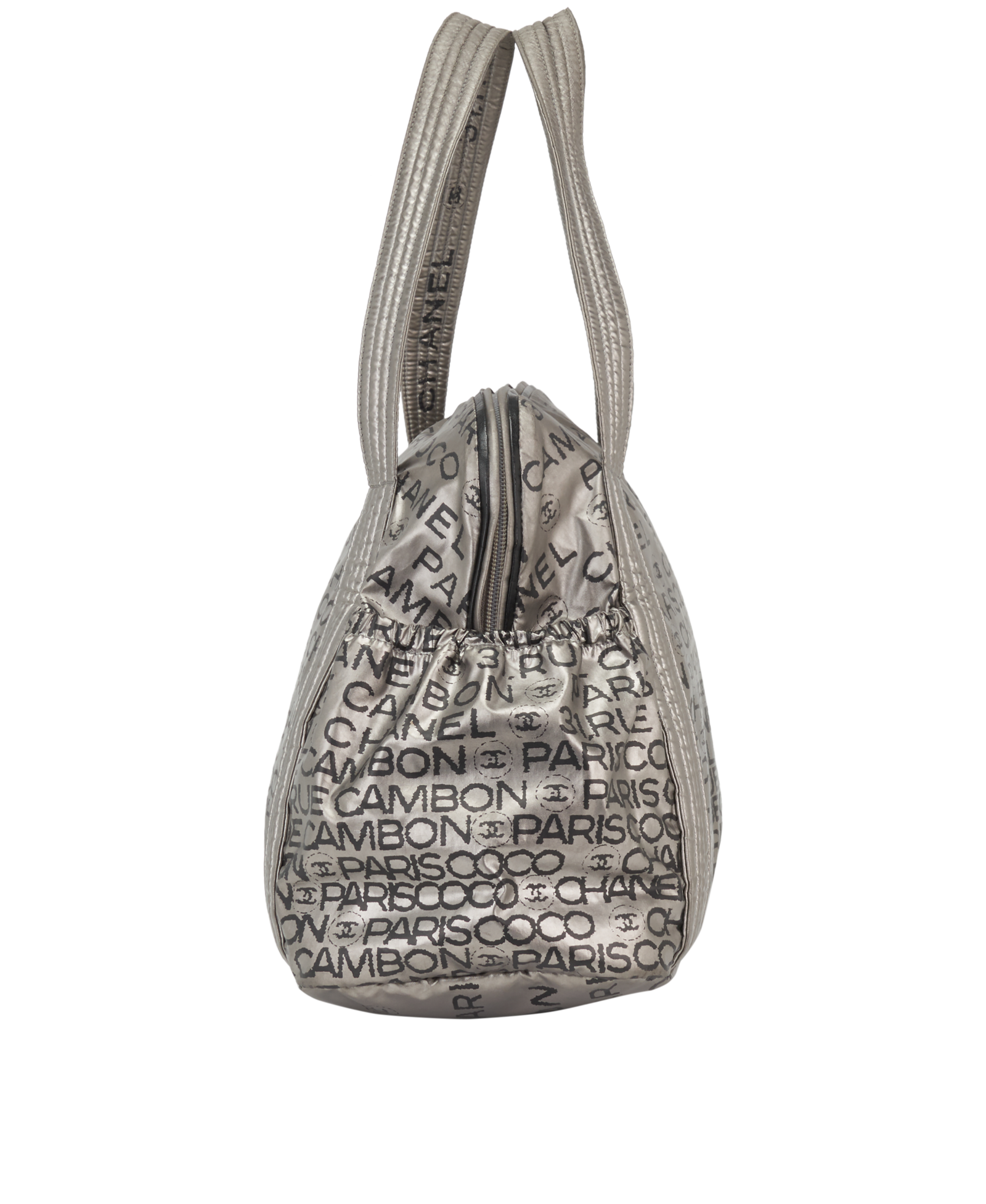 31 Rue Cambon Hobo, &pound;1,300, Handbags, Silver, Nylon, Bottom view